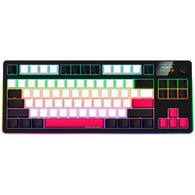 LORGAR KBP70TKLW, Wireless TKL Mechanical Gaming Keyboard Pro, Black/red, EN layout LRG-KBP70TKLW-BK-US LORGAR KBP70TKLW, Wireless TKL Mechanical Gaming Keyboard Pro, Black/red, EN layout LRG-KBP70TKLW-BK-US