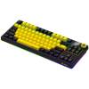 LORGAR KBP70TKLW, Wireless TKL Mechanical Gaming Keyboard Pro, Black/yellow, EN layout LRG-KBP70TKLW-YL-US