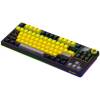 LORGAR KBP70TKLW, Wireless TKL Mechanical Gaming Keyboard Pro, Black/yellow, EN layout LRG-KBP70TKLW-YL-US