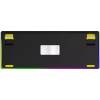 LORGAR KBP70TKLW, Wireless TKL Mechanical Gaming Keyboard Pro, Black/yellow, EN layout LRG-KBP70TKLW-YL-US