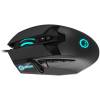 LORGAR Stricter 579, gaming mouse, 9 programmable buttons, Pixart PMW3336 sensor, DPI up to 12 000, 50 million clicks buttons lifespan, 2 switches, built-in display, 1.8m USB soft silicone cable, Matt UV coating with glossy parts and RGB lights