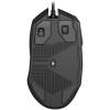 LORGAR Stricter 579, gaming mouse, 9 programmable buttons, Pixart PMW3336 sensor, DPI up to 12 000, 50 million clicks buttons lifespan, 2 switches, built-in display, 1.8m USB soft silicone cable, Matt UV coating with glossy parts and RGB lights
