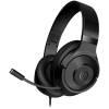 LORGAR Noah 101, Gaming headset with microphone, 3.5mm jack connection, cable length 2m, foldable design, PU leather ear pads, size: 185*195*80mm, 0.245kg, black LRG-GHS101B