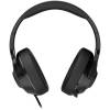LORGAR Noah 101, Gaming headset with microphone, 3.5mm jack connection, cable length 2m, foldable design, PU leather ear pads, size: 185*195*80mm, 0.245kg, black LRG-GHS101B