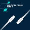 CANYON cable CC100AB C-C 100W Braided 1.2m White CND-CC100AB12W