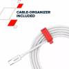 CANYON cable CC100AB C-C 100W Braided 1.2m White CND-CC100AB12W