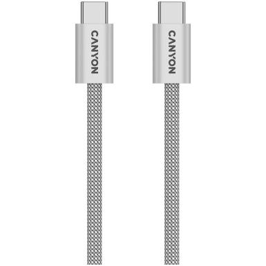 CANYON cable OnWire 60MG C-C 60W Magnet Braided 1m Light Grey CND-CCMG60AB15LG