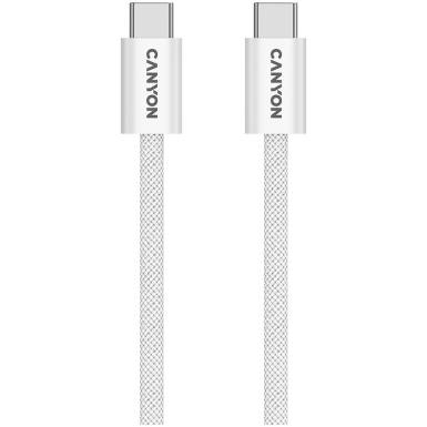 CANYON cable OnWire 60MG C-C 60W Magnet Braided 1m White CND-CCMG60AB15W
