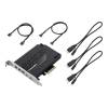 ASUS ThunderboltEX 5 Expansion Card, Dual Thunderbolt 5 USB‑C ports, DisplayPort 2.1, PCIe 4.0 x4 Interface 90MC0E50-M0EAY0