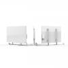 AENO Premium Eco Smart Heater, 700W, Tempered glass, Infrared+convection heating type, Plug type: Europe (E/F type), WHITE AGH0001S
