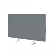 AENO Premium Eco Smart Heater, 700W, Tempered glass, Infrared+convection heating type, LED display, Plug type: Europe (E/F type), GREY AGH0005S