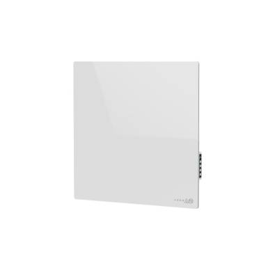 AENO Premium Eco Smart Quadro Wall Heater, 500W, 50x50 cm., Tempered glass, Infrared+convection heating type, LED display Plug type: Europe (E/F type), WHITE, Made in Poland AGH0011S AENO Premium Eco Smart Quadro Wall Heater, 500W, 50x50 cm., Tempered glass, Infrared+convection heating type, LED display Plug type: Europe (E/F type), WHITE, Made in Poland AGH0011S