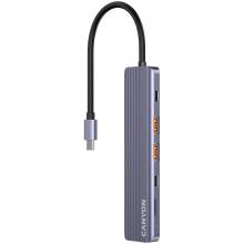 CANYON hub DS-17 6in1 4k USB-C Grey CNS-TDS17