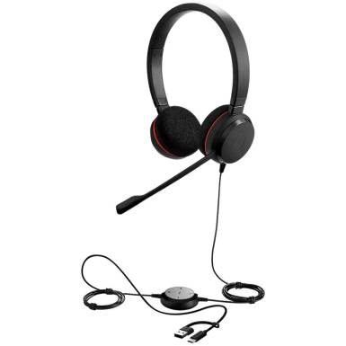 JABRA Evolve 20, Stereo UC, USB C/A adapter 4999-829-269 JABRA Evolve 20, Stereo UC, USB C/A adapter 4999-829-269