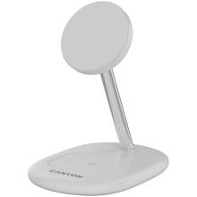 CANYON wireless charger WCS-205 15W Qi2 2in1 White CNS-WCS205W