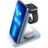 CANYON wireless charger WS-304 15W 3in1 Blue CNS-WCS304BL