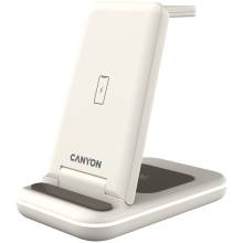CANYON wireless charger WS-304 15W 3in1 Cosmic Latte CNS-WCS304CL