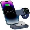 CANYON Wireless Charging Station Hexagon 310 3in1 DarkGrey/Blue CNS-WCS310DGBL