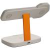 CANYON Wireless Charging Station Hexagon 310 3in1 LightGrey/Orange CNS-WCS310LGOR