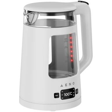 AENO Electric Kettle EK6: 1850-2200W, 2L, Strix, Square-shaped body, Transparent lid, High Resistant Glass, LED-Illumination, Auto Power Off, Dry tank Protection AEK0006 AENO Electric Kettle EK6: 1850-2200W, 2L, Strix, Square-shaped body, Transparent lid, High Resistant Glass, LED-Illumination, Auto Power Off, Dry tank Protection AEK0006