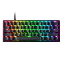 Huntsman V3 Pro Mini - US Layout, Gaming Keyboard, Analog Optical Switch Gen-2, 60% size, Razer Chroma™ RGB, Detachable Type C Cable, Doubleshot PBT Keycaps, 5052 Brushed Aluminum Alloy Top Case, Rapid Trigger Mode, Analog Input RZ03-04990100-R3