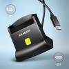 AXAGON CRE-SM4NC Smart Card Reader Black CRE-SM4NC