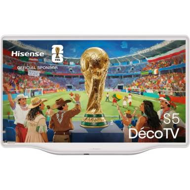HISENSE 32S5Q FHD Smart Hi-QLED Déco TV 32", 32"/80cm, 1920x1080, HDMI/USB/RJ45/Wifi 32S5Q HISENSE 32S5Q FHD Smart Hi-QLED Déco TV 32", 32"/80cm, 1920x1080, HDMI/USB/RJ45/Wifi 32S5Q