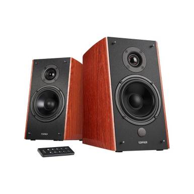 Edifier R2000DB Powered Bluetooth Bookshelf Speakers Brown R2000DB BROWN Edifier R2000DB Powered Bluetooth Bookshelf Speakers Brown R2000DB BROWN