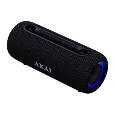 Akai 1.0 Waterproof Portable Bluetooth Speaker 15W Black ABTSW-40 Akai 1.0 Waterproof Portable Bluetooth Speaker 15W Black ABTSW-40