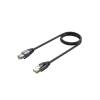 Unitek CAT8 S-FTP Patch Cable 1m Black C18149AGY03-1M