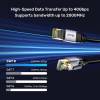 Unitek CAT8 S-FTP Patch Cable 3m Black C18149AGY03-3M