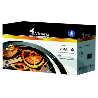 VICTORIA 280A Lézertoner LaserJet Pro 400 M401 sorozat, M425 nyomtatókhoz, VICTORIA fekete, 2,7k