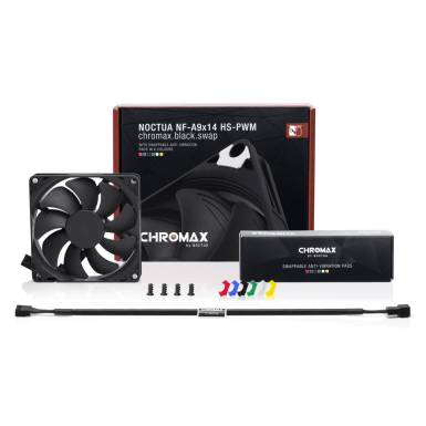 COOLER NOCTUA NF-A9X14 PWM Chromax Black Swap 92mm NF-A9X14 HS-PWM CH.BK.S COOLER NOCTUA NF-A9X14 PWM Chromax Black Swap 92mm NF-A9X14 HS-PWM CH.BK.S