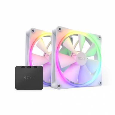 NZXT F140 RGB - Twin Pack w/Ctrl - White RF-R14DF-W1 NZXT F140 RGB - Twin Pack w/Ctrl - White RF-R14DF-W1