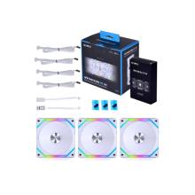 LIAN LI UNI Fan SL120 V2 feh&eacute;r 3db + controller UF-SL120V2-3W