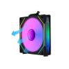 LIAN LI UNI Fan SL-Inf Reverse Blade 120mm fekete UF-RSLIN120-1B