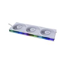 LIAN LI UNI Fan TL Series 120mm - feh&eacute;r (3db + kontroller) 12TL3W