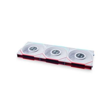 LIAN LI UNI Fan TL LCD Series 120mm - fehér (3db + kontroller) 12TLLCD3W LIAN LI UNI Fan TL LCD Series 120mm - fehér (3db + kontroller) 12TLLCD3W
