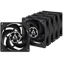 ARCTIC P8 Silent (Black) 5 Pack 80mm-es alacsony zajú ventilátor ACFAN00301A ARCTIC P8 Silent (Black) 5 Pack 80mm-es alacsony zajú ventilátor ACFAN00301A