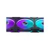 PHANTEKS D30-140 rendszerventilátor - normál légáramlású, D-RGB, fekete, 3db PH-F140D30_DRGB_PWM_BK01_3P