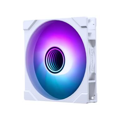 Phanteks M25 Gen2 rendszerhűtő - 140mm, DRGB, PWM, fehér PH-F140M25_G2_DWT01 Phanteks M25 Gen2 rendszerhűtő - 140mm, DRGB, PWM, fehér PH-F140M25_G2_DWT01