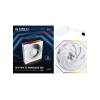 Lian Li UNI FAN TL Wireless 120 Reverse Blade rendszerhűtő - ARGB, PWM, 200-2600rpm, 33dBA, feh&eacute;r 12RTL1W1W