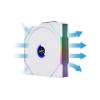 Lian Li UNI FAN TL Wireless LCD 120 rendszerhűtő - ARGB, PWM, 350-1900rpm, 27dBA, fehér 12TLLCD1W1W