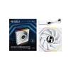 Lian Li UNI FAN TL Wireless LCD 120 rendszerhűtő - ARGB, PWM, 350-1900rpm, 27dBA, fehér 12TLLCD1W1W