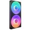 NZXT F280 RGB Core rendszerhűtő - 280mm-es egy keretes RGB ventilátoregység, fekete RF-U28HF-B1