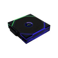 Lian Li UNI FAN TL Wireless LCD 120 Reverse Blade rendszerhűtő - ARGB, PWM, 350-1900rpm, 31dBA, fekete 12RTLLCD1W1B