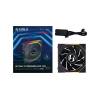Lian Li UNI FAN TL Wireless LCD 120 Reverse Blade rendszerhűtő - ARGB, PWM, 350-1900rpm, 31dBA, fekete 12RTLLCD1W1B
