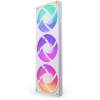 NZXT F360 RGB Core rendszerhűtő - 360mm-es egy keretes RGB ventilátoregység, fehér RF-U36HF-W1