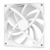 NZXT F140Q 140mm csendes légáramlású PWM rendszerventilátor - fehér RF-Q14SF-W2