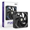 NZXT F120X rendszerhűtő - 120mm, RGB, 2400rpm, 41dBA, fekete RF-U12PN-B1